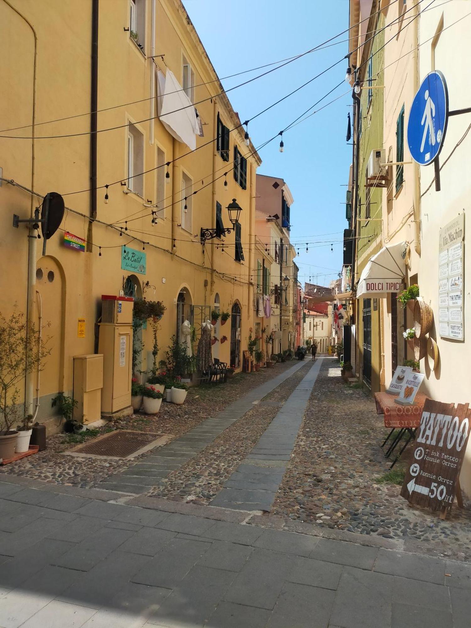 Nice Apt In A Street In Old Town Alghero Exterior photo